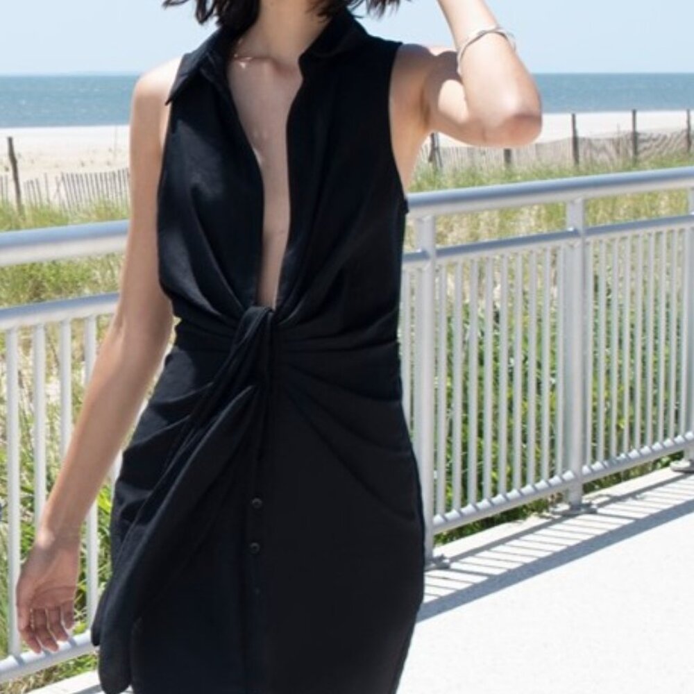 NWT Beachy Black Blunge Mini Dress